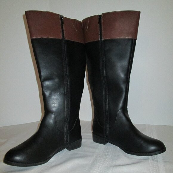 Karen Scott DiLiee Riding Boots 7W Wide Calf - Picture 6 of 9